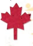 Maple Leaf Plant-A-Shape Bookmark
