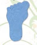 Footprint Plant a Shape Bookmark