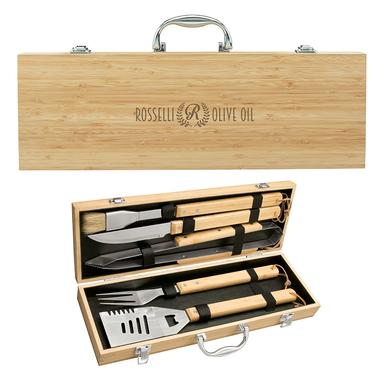 Cleveland 5-Piece Bamboo BBQ Set