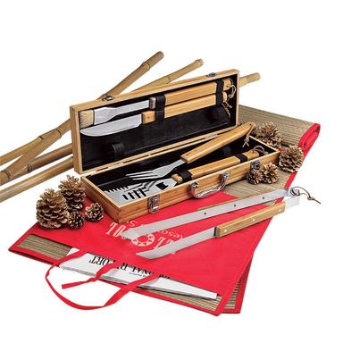 Cleveland 5-Piece Bamboo BBQ Set