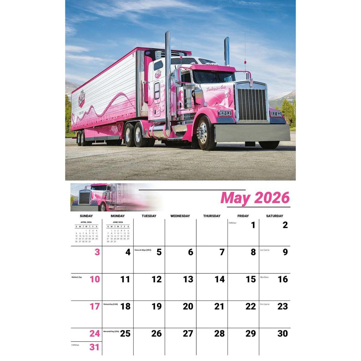 Galleria Wall Calendar Kings of the Road