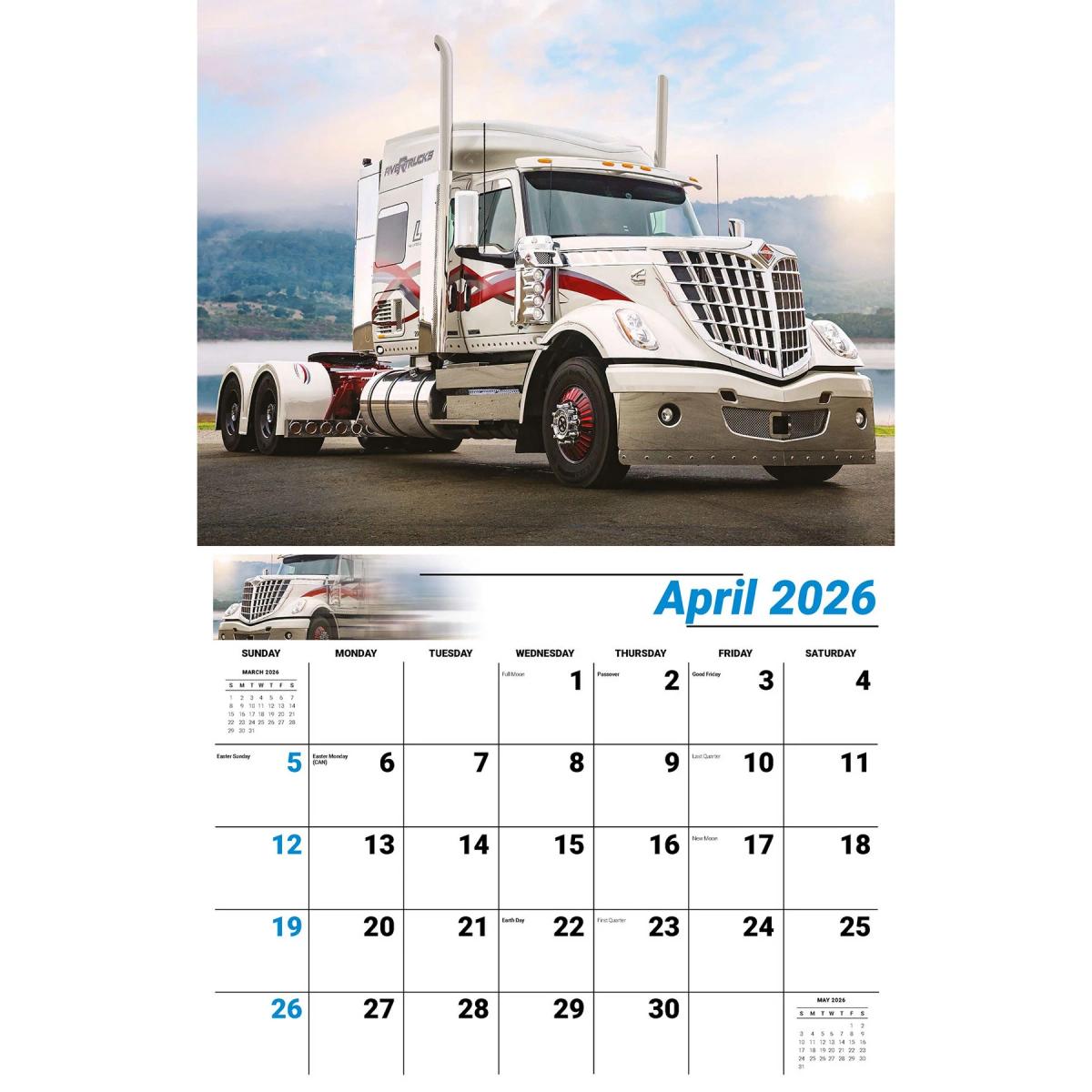 Galleria Wall Calendar Kings of the Road