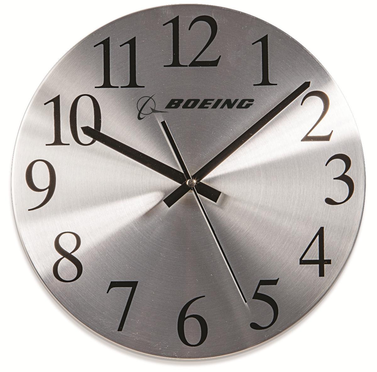 Metal Deluxe Wall Clock (12")