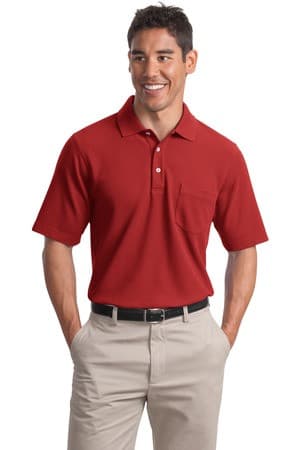 Port Authority ® EZCotton Pique Pocket Polo