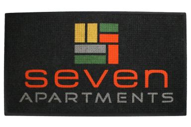 Waterhog Inlay Indoor/ Outdoor Logo Mat with Surface Nubs - 4'x6' (43"x67")