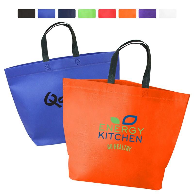Two Tone Heat Sealed Nonwoven Tote Bag