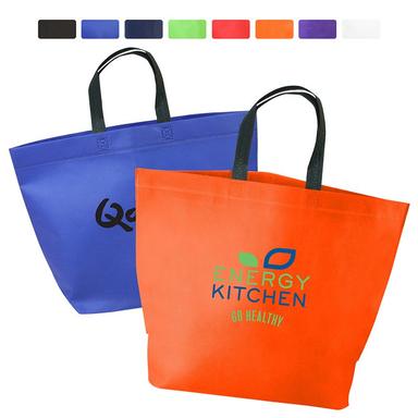 Two Tone Heat Sealed Nonwoven Tote Bag