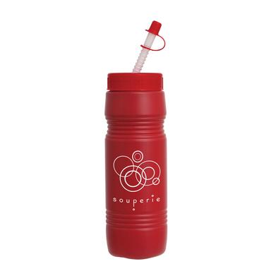 26 Oz. Recycled Bottle w/ Straw Tip Lid