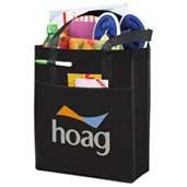 Printed Chevron Non-Woven Shopper Tote