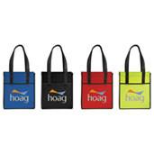 Printed Chevron Non-Woven Shopper Tote
