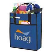 Printed Chevron Non-Woven Shopper Tote