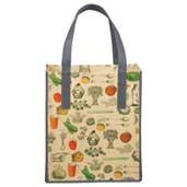 Big Grocery Vintage Matte Laminated Non-Woven Tote