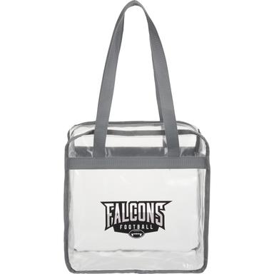 Game Day Clear Zippered Safety Tote