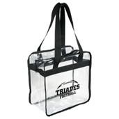 Game Day Clear Zippered Safety Tote