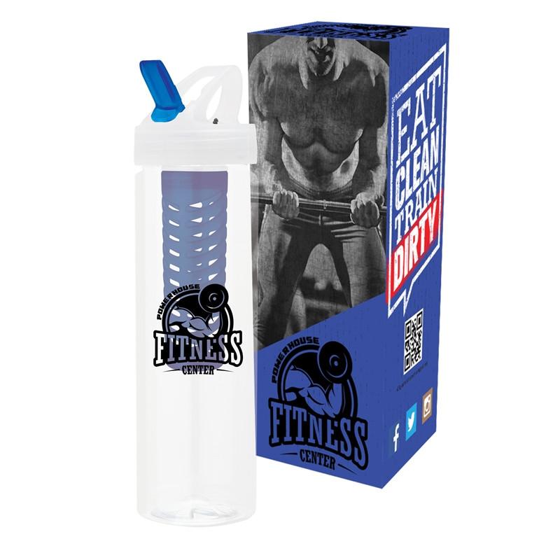 Newport 25 oz. PET Bottle with Flip Spout & Infuser