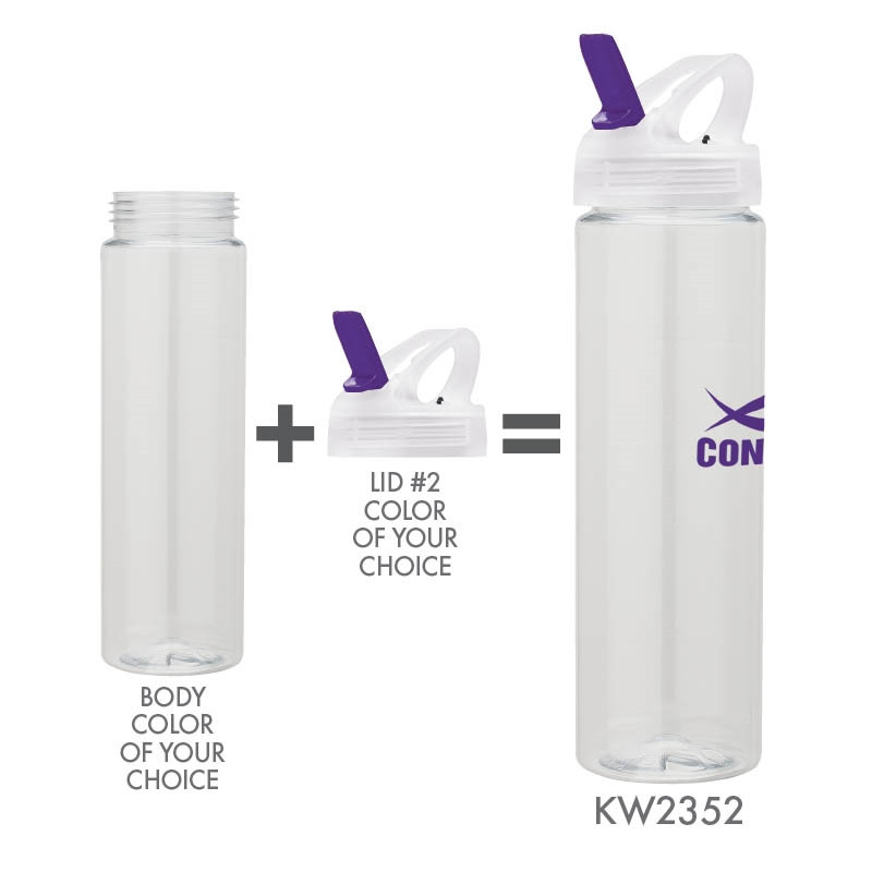 Newport 25 oz. PET Bottle with Flip Spout