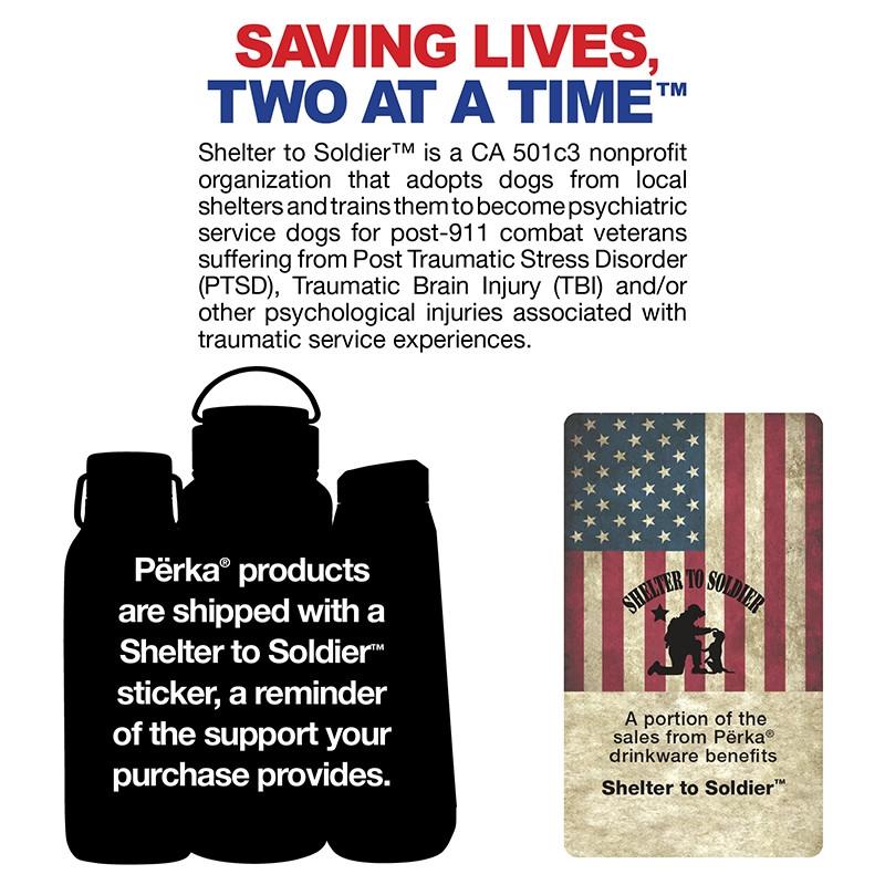 Perka® Hibiscus IV 17 oz. Insulated Spill-Proof Mug