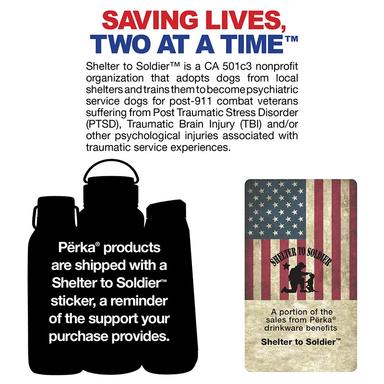 Perka® Hibiscus IV 17 oz. Insulated Spill-Proof Mug