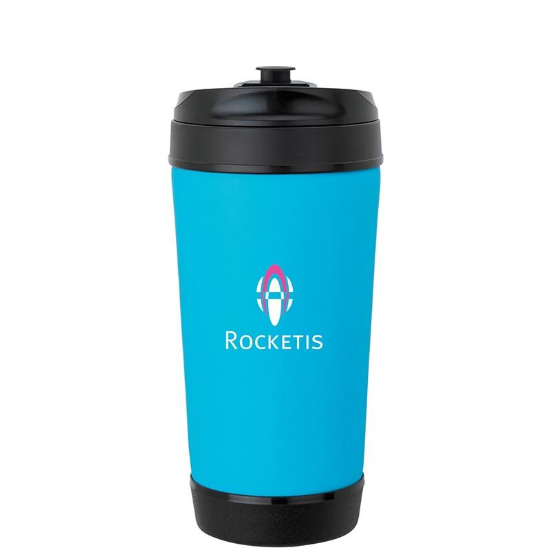 Perka® Hibiscus IV 17 oz. Insulated Spill-Proof Mug
