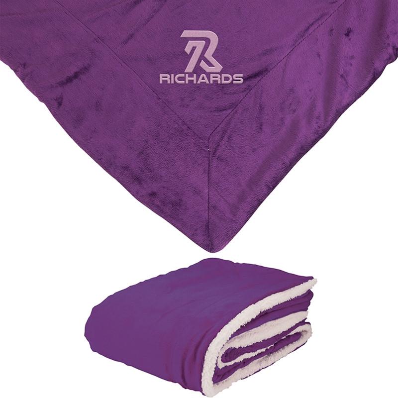 Brookline Micro Mink Sherpa Blanket