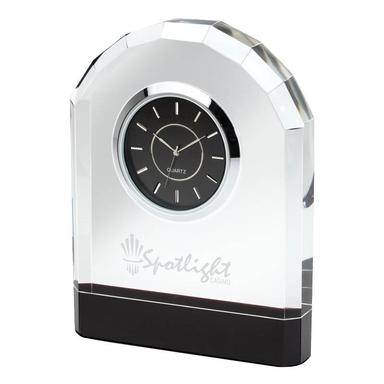 Pomezia Crystal Desk Clock