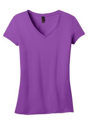 District® Juniors Vintage Wash V-Neck Tee