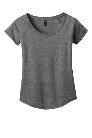 District Made® Ladies Tri-Blend Scoop Tee