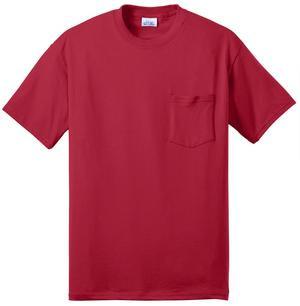 Port & Company ® Tall 50/50 Cotton/Poly T-Shirt with Pocket