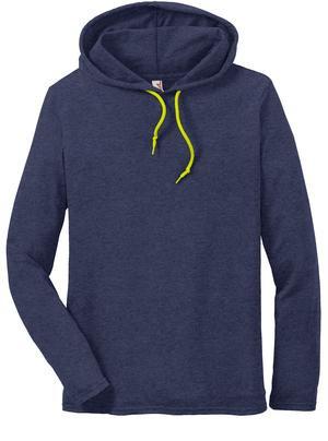 Anvil® 100% Ring Spun Cotton Long Sleeve Hooded T-Shirt