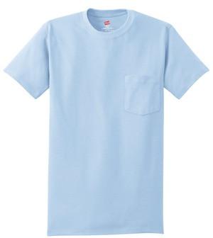 Hanes ® - Tagless ® 100% Cotton T-Shirt with Pocket