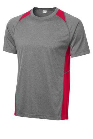 Sport-Tek ® Heather Colorblock Contender Tee
