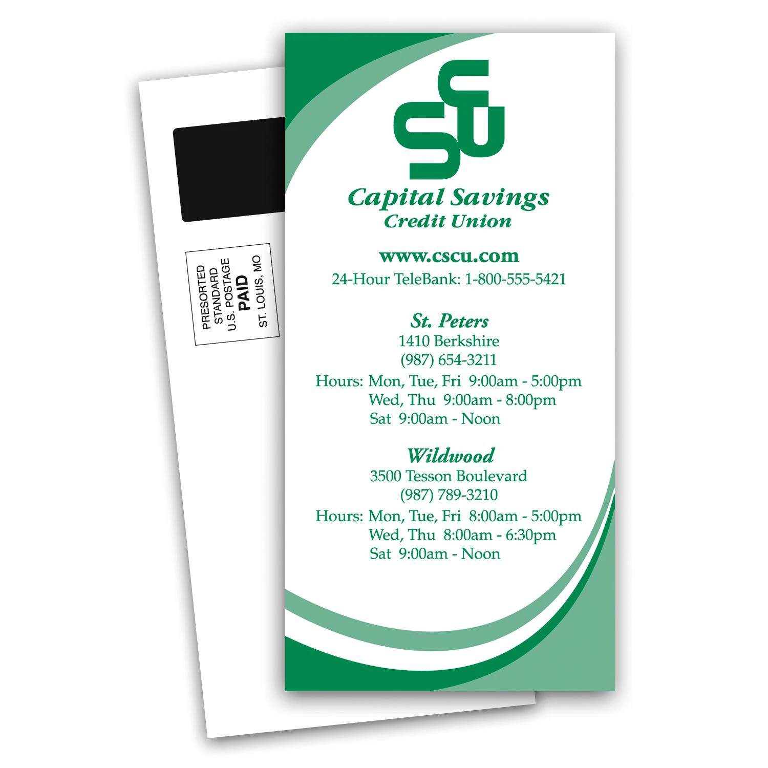 Magnetic Stick Up Card