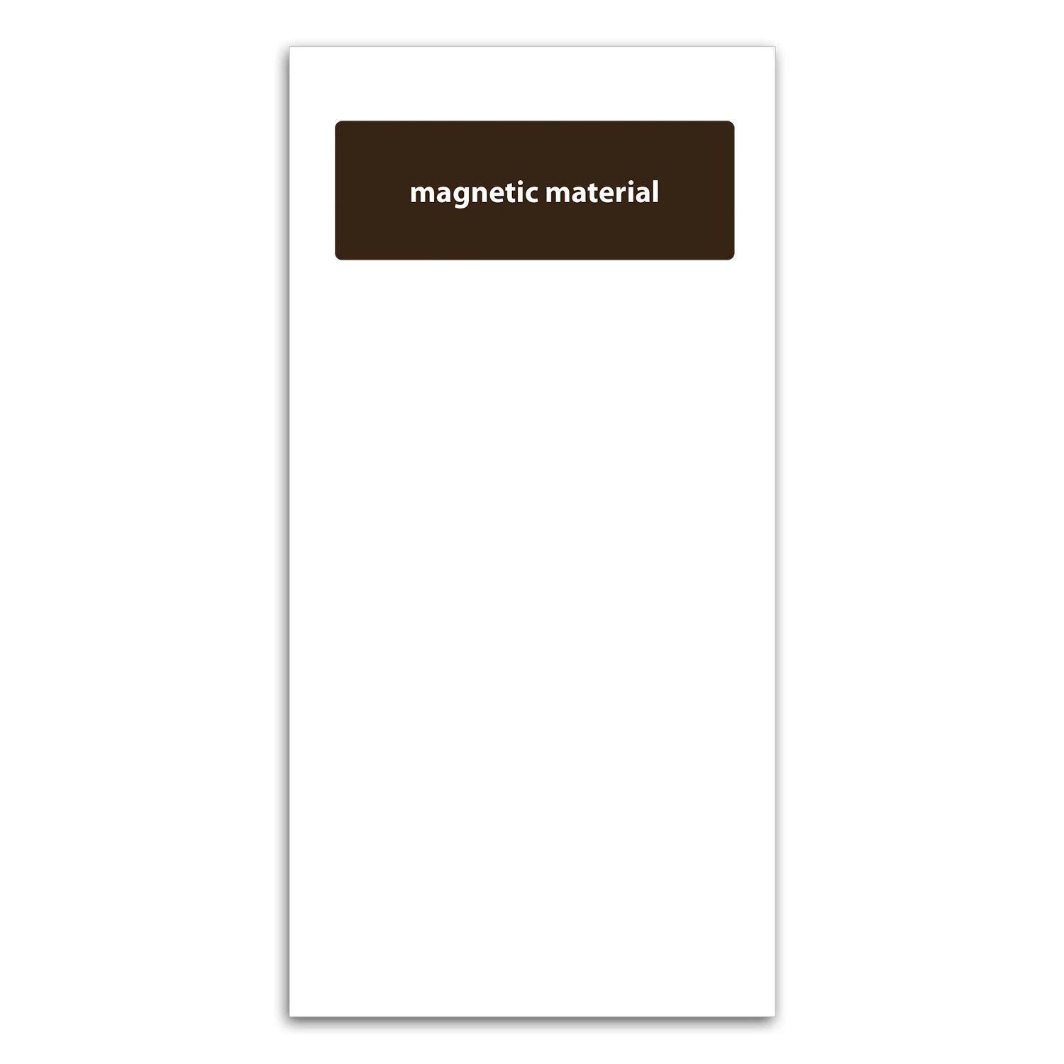 Magnetic Stick Up Card