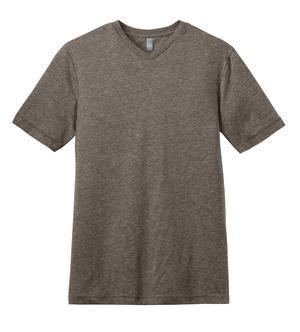 District ® - Young Mens Tri-Blend V-Neck Tee