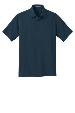 Port Authority ® Ultra Stretch Pocket Polo