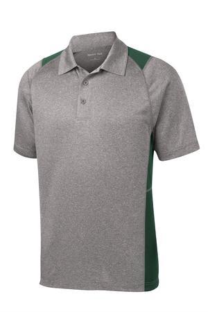Sport-Tek ® Heather Colorblock Contender  Polo