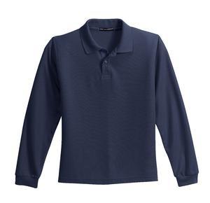 Port Authority ® Youth Long Sleeve Silk Touch Polo