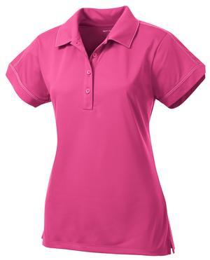 Sport-Tek® Ladies Contrast Stitch Micropique Sport-Wick® Polo