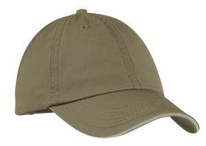 Port & Company® - Washed Twill Sandwich Bill Cap