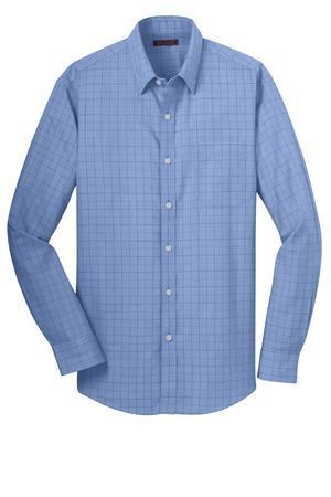 Red House® Windowpane Plaid Non-Iron Shirt