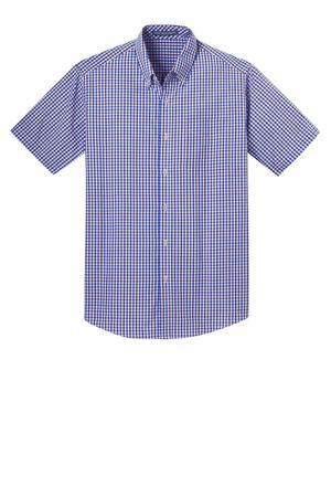 Port Authority® Short Sleeve Gingham Easy Care Shirt