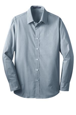 Port Authority® Fine Stripe Stretch Poplin Shirt