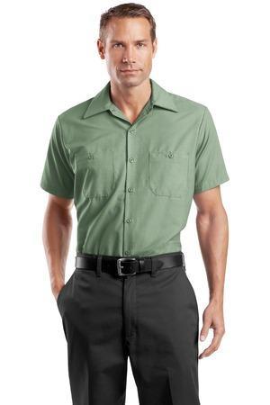 Red Kap® Long Size, Short Sleeve Industrial Work Shirt