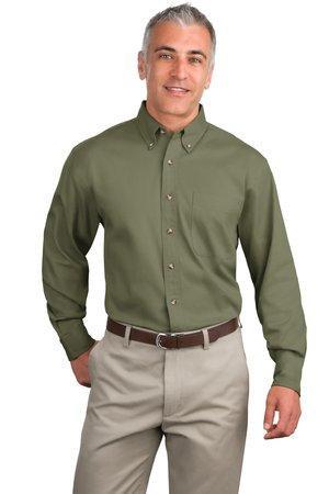 Port Authority® Tall Long Sleeve Twill Shirt