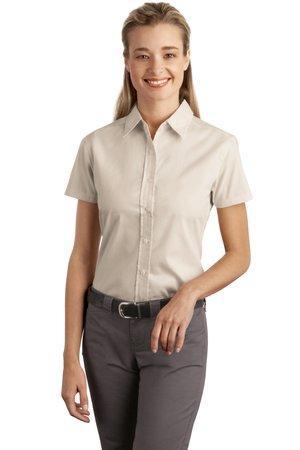 Port Authority® Ladies Short Sleeve Easy Care, Soil Resistant Shirt