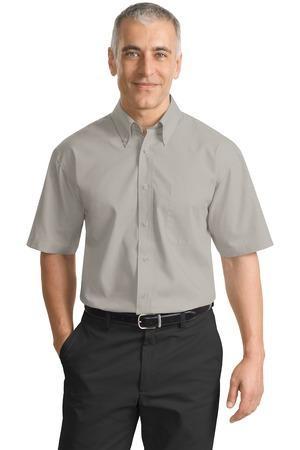 Port Authority® Short Sleeve Value Poplin Shirt
