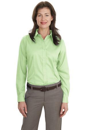 Port Authority® Ladies Long Sleeve Non-Iron Twill Shirt