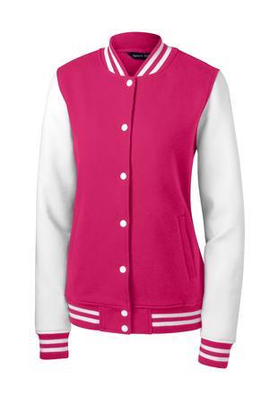 Sport-Tek® Ladies Fleece Letterman Jacket