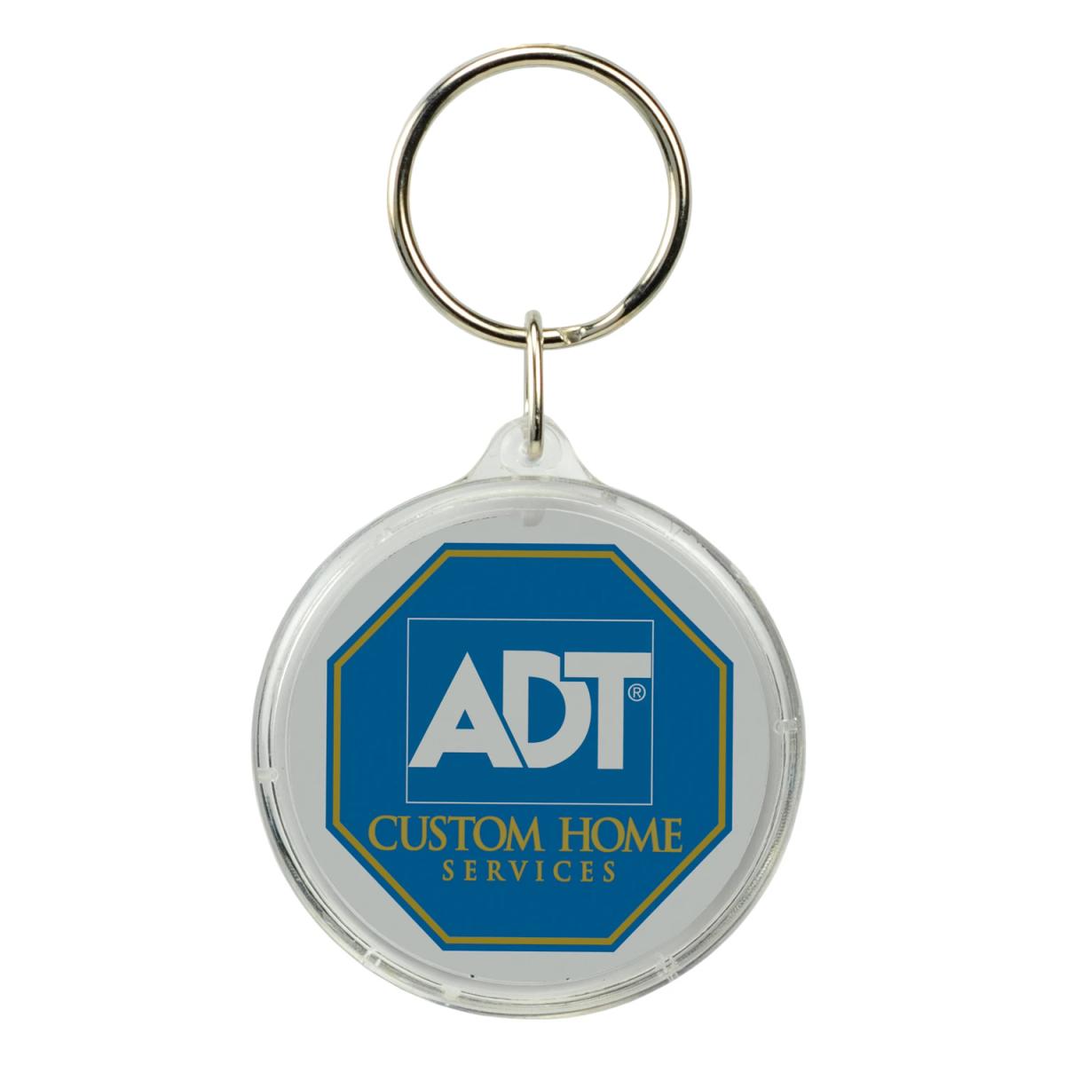 Round Crystal Keytags