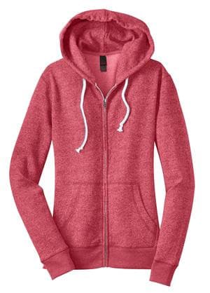 District® - Juniors Marled Fleece Full-Zip Hoodie